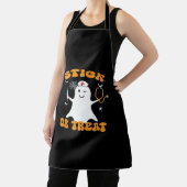 スティックまたは治療ナース面白いハロウィーンの衣装エッセン エプロン (インサイチュ)