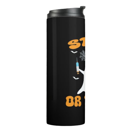 スティックまたは治療ナース面白いハロウィーンの衣装エッセン タンブラー (回転左)