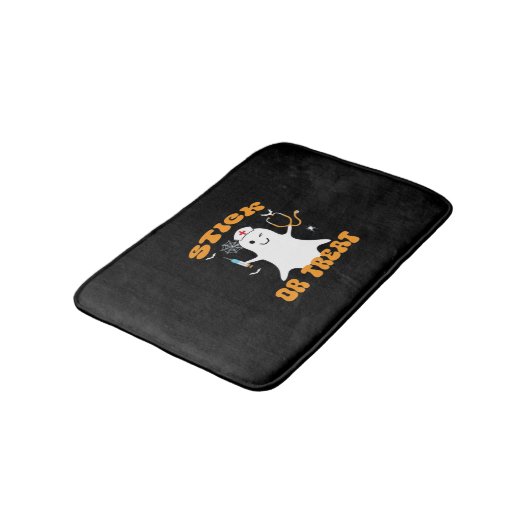 スティックまたは治療ナース面白いハロウィーンの衣装エッセン バスマット (アングル)