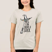 スティックを駆動できるyes トライブレンドＴシャツ (正面)