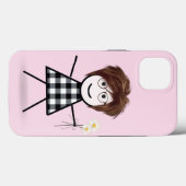 スティックガールとデイジーブーケ Case-Mate iPhoneケース (裏面 (横))