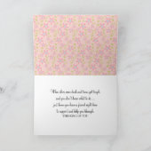 スティックガールとヘア勇気付けられる カード (内部)