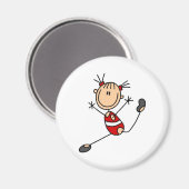 スティックガールギムナストマグネット マグネット (正面/裏面)