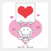 スティックキューピッド スクエアシール (正面)