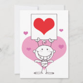 スティックキューピッド 招待状 (正面)