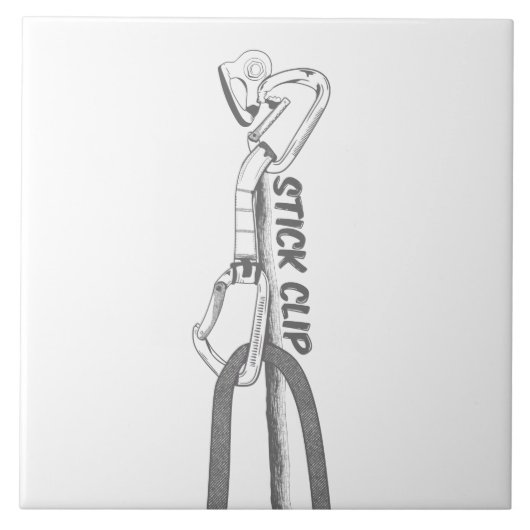 スティッククリッピングロック登山 タイル (正面)