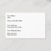 スティッククールシフト車の 名刺 (裏面)