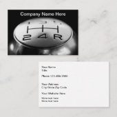 スティッククールシフト車の 名刺 (正面/裏面)