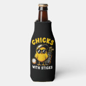 スティックゴルファー女の女の女の女のゴルフクラブGol ボトルクーラー (ボトル正面)