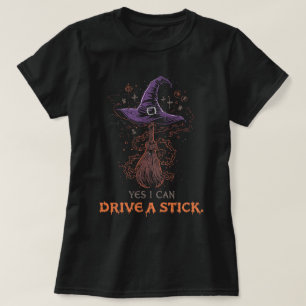 スティックシフトが運転できるよデザイン Tシャツ