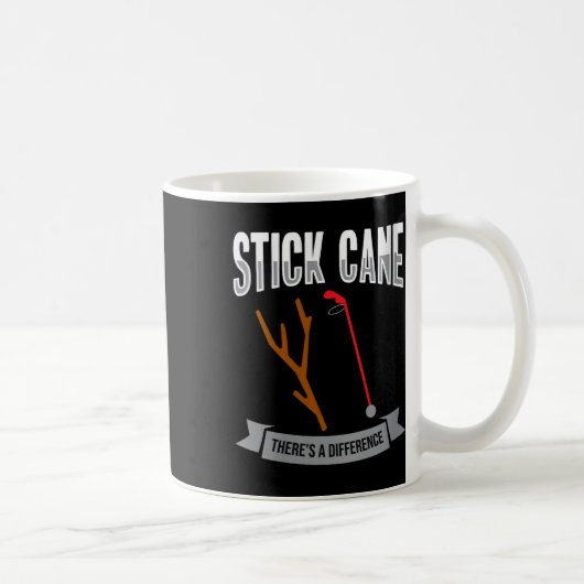 スティックスケーンテ違うーレス – 失明認識度 コーヒーマグカップ (右)