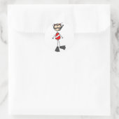 スティックスフィギュアのスイミングシール ラウンドシール (バッグ)