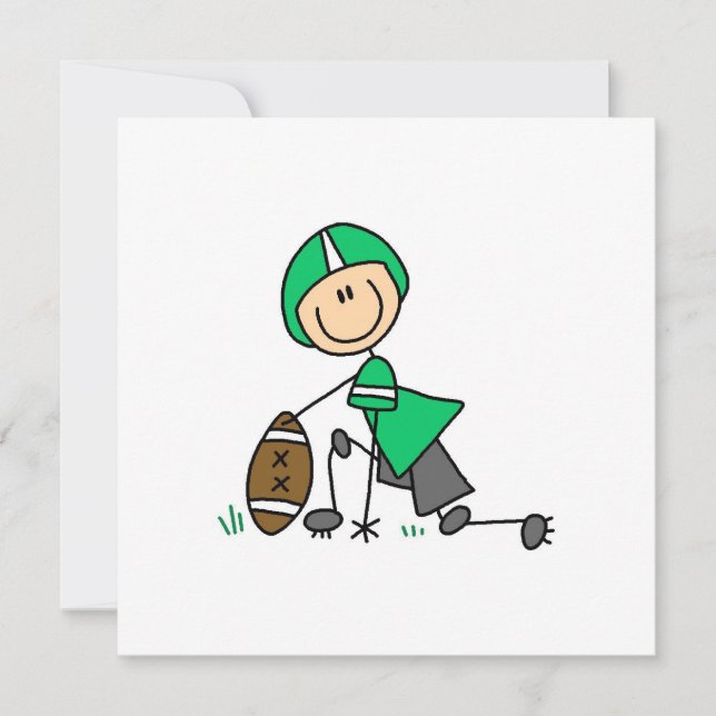 スティックスフィギュアサッカーグリーン (正面)