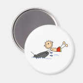 スティックスフィギュアチューブ磁石 マグネット (正面/裏面)