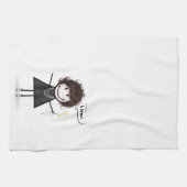 スティックスフィギュアデイジー キッチンタオル (横)