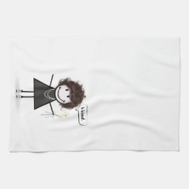 スティックスフィギュアデイジー キッチンタオル