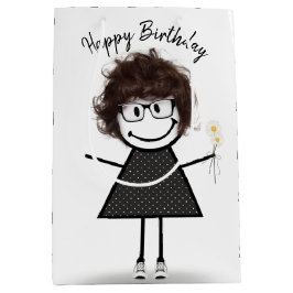 スティックスフィギュアデイジー ミディアムペーパーバッグ