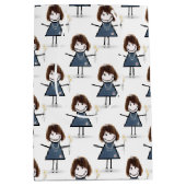 スティックスフィギュアデイジー ミディアムペーパーバッグ (正面)