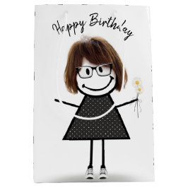 スティックスフィギュアデイジー ミディアムペーパーバッグ