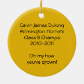 スティックスフィギュアバスケットボールフォトオーナメント セラミックオーナメント (裏面)