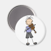 スティックスフィギュア磁石 マグネット (正面/裏面)