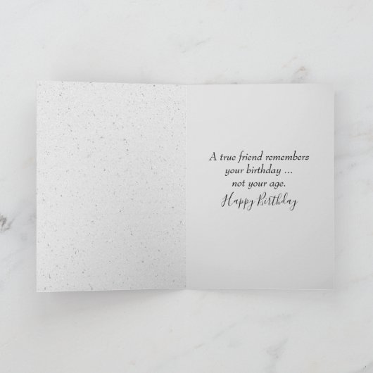 スティックスフィギュア誕生日ガールとゴールデンレトリバー カード (内部)