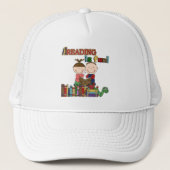 スティックスフィギュア読キッズのおもしろい キャップ (正面)