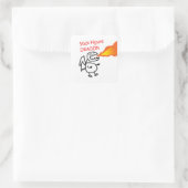 スティックスフィギュア・ドラゴン スクエアシール (バッグ)