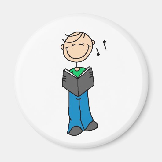 スティックスフィギュアSingマグネット マグネット (正面)