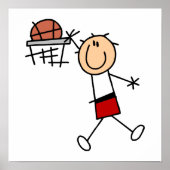 スティックスフィギュアSlam Dunk Tシャツとギフト ポスター (正面)