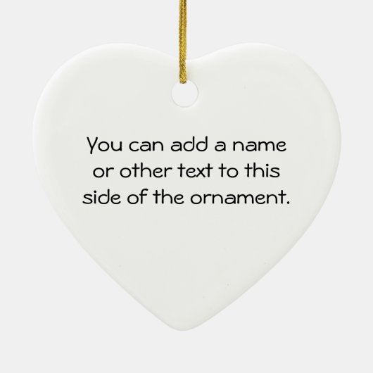 スティックスフィギュアTシャツとギフト セラミックオーナメント (裏面)