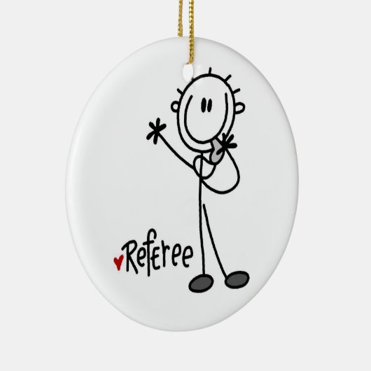 スティックスフィギュアTシャツとギフト セラミックオーナメント (右)