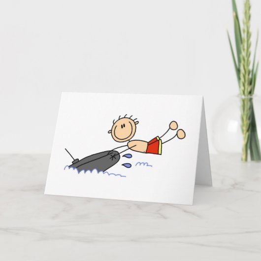 スティックフィギュアチューブカード カード (正面)