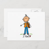 スティックフィギュアハンター ポストカード (正面/裏面)