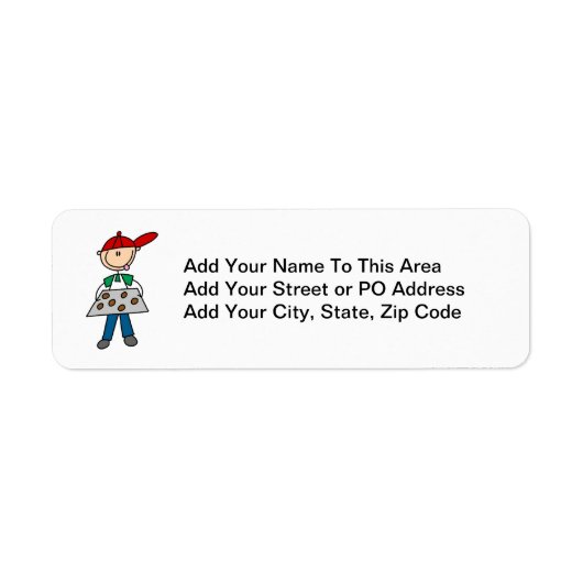 スティックフィギュアベーキングCookie ラベル (正面)