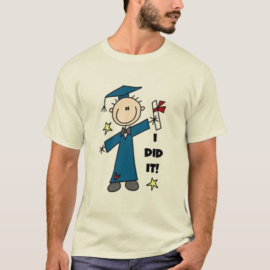 スティックフィギュア少年Tシャツとギフト Tシャツ (正面)