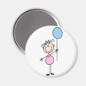 スティックフィギュア幼児マグネット マグネット (正面/裏面)