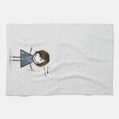 スティックフィギュア引用文 キッチンタオル (横)