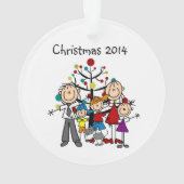 スティックフィギュア5つのWキャットアクリルオーナメント オーナメント (裏面)