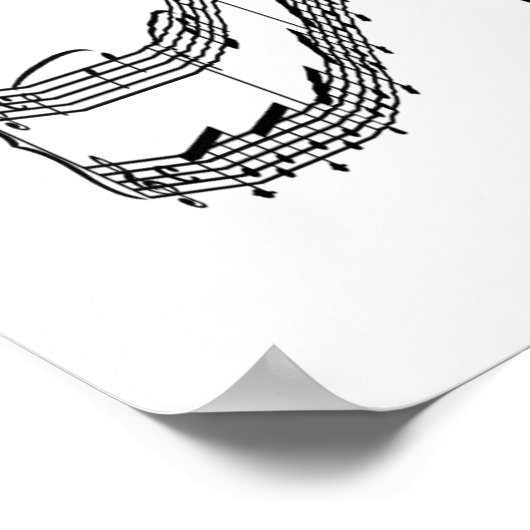 スティックフィギュアI歌うTシャツとギフト ポスター