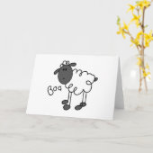 スティックフィギュアTシャツとギフト カード (黄色い花)