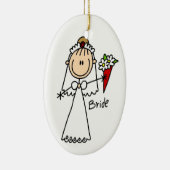 スティックフィギュアTシャツとギフト セラミックオーナメント (右)