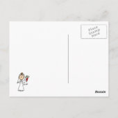 スティックフィギュアTシャツとギフト ポストカード (裏面)