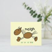 スティックフィギュアTシャツとギフト ポストカード (スタンド正面)