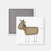 スティックフィギュアTシャツとギフト マグネット (正面/裏面)