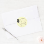 スティックフィギュアTシャツとギフト ラウンドシール (封筒)