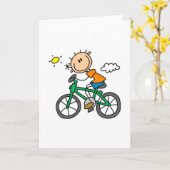 スティックボーイ乗用自転車 カード (黄色い花)