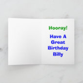 スティックボーイ誕生日カード カード (内部)