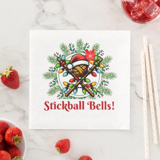 スティックボールクリスマスハットクリスマス (インサイチュ)