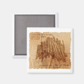 スティックマグネットの不自然な山の伝説 マグネット (正面/裏面)